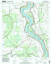 Bayou Current 1998 topographic map thumbnail