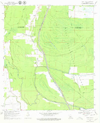 Bayou Jack 1969 topographic map thumbnail