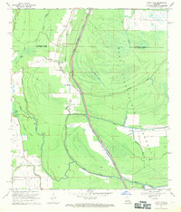 Bayou Jack 1969 topographic map thumbnail