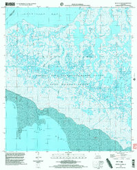 Bayou Lucien 1998 topographic map thumbnail