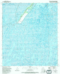 Bayou Sauveur 1994 topographic map thumbnail