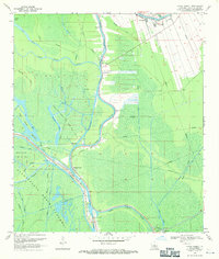 Bayou Sorrel 1969 topographic map thumbnail