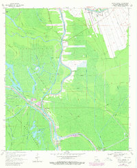 Bayou Sorrel 1969 topographic map thumbnail
