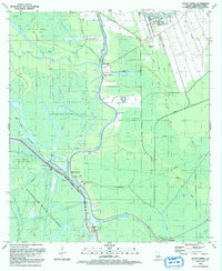 Bayou Sorrel 1992 topographic map thumbnail
