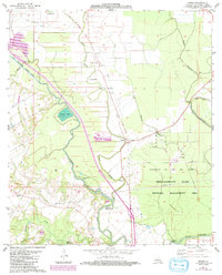Beggs 1983 topographic map thumbnail