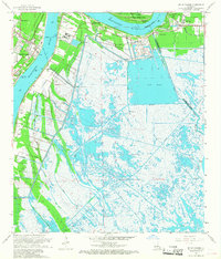 Belle Chasse 1966 topographic map thumbnail