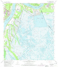 Belle Chasse 1966 topographic map thumbnail