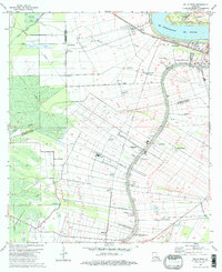 Belle Rose 1974 topographic map preview