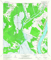 Bertrandville 1966 topographic map thumbnail