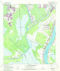 Bertrandville 1966 topographic map thumbnail