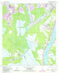 Bertrandville 1966 topographic map thumbnail