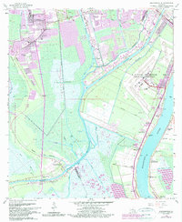 Bertrandville 1966 topographic map thumbnail