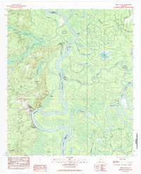 Bilbo Island 1983 topographic map thumbnail