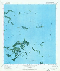 Black Bay South 1973 topographic map thumbnail