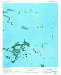 Black Bay South 1973 topographic map thumbnail