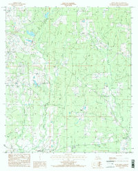 Bluff Creek 1984 topographic map thumbnail