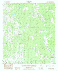 Bluff Creek 1984 topographic map thumbnail