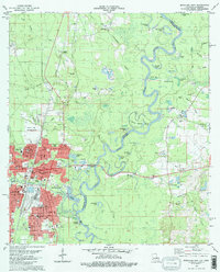 Bogalusa East 1982 topographic map thumbnail