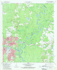 Bogalusa East 1982 topographic map thumbnail