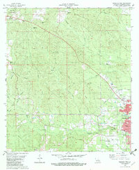 Bogalusa West 1982 topographic map thumbnail