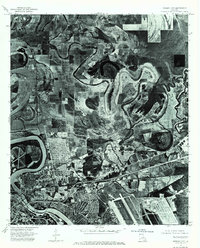 Bossier City 1975 topographic map thumbnail