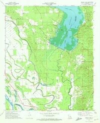 Bossier Point 1972 topographic map thumbnail