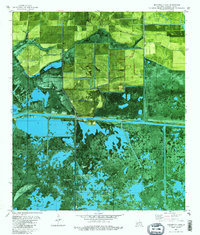 Boudreaux Lake 1982 topographic map thumbnail