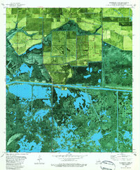 Boudreaux Lake 1982 topographic map thumbnail