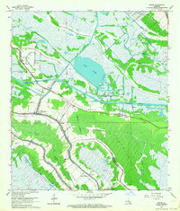 Bourg 1963 topographic map thumbnail