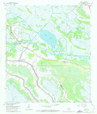 Bourg 1963 topographic map thumbnail