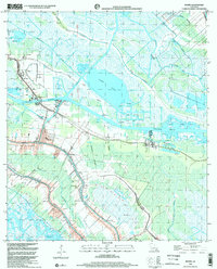 Bourg 1998 topographic map thumbnail