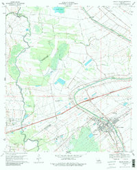 Breaux Bridge 1970 topographic map thumbnail