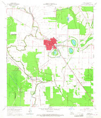 Bunkie 1965 topographic map thumbnail