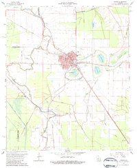Bunkie 1965 topographic map thumbnail