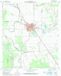 Bunkie 1965 topographic map thumbnail