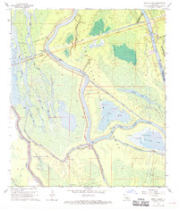 Butte La Rose 1968 topographic map thumbnail