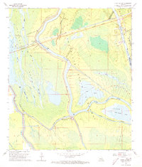 Butte La Rose 1968 topographic map thumbnail