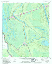 Butte La Rose 1968 topographic map thumbnail