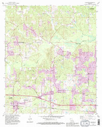 Calhoun 1994 topographic map thumbnail