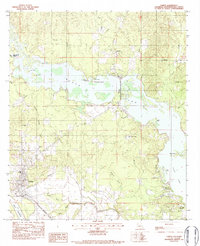 Campti 1983 topographic map thumbnail