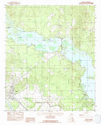 Campti 1983 topographic map thumbnail