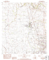 Carencro 1983 topographic map thumbnail