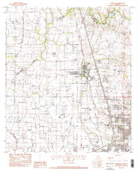 Carencro 1983 topographic map thumbnail