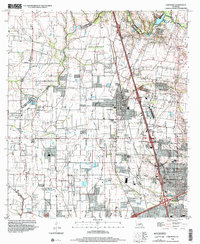 Carencro 1998 topographic map thumbnail