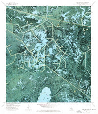 Carencro Bayou 1974 topographic map thumbnail