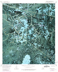 Carencro Bayou 1974 topographic map thumbnail