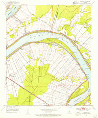 Carterville 1953 topographic map thumbnail