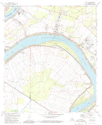 Carville 1974 topographic map thumbnail