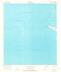 Cat Island Pass 1953 topographic map thumbnail