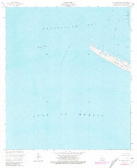 Cat Island Pass 1953 topographic map thumbnail